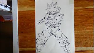 Drawing Goku Ultra Instinct Full Body Dragon Ball Super T.d.l