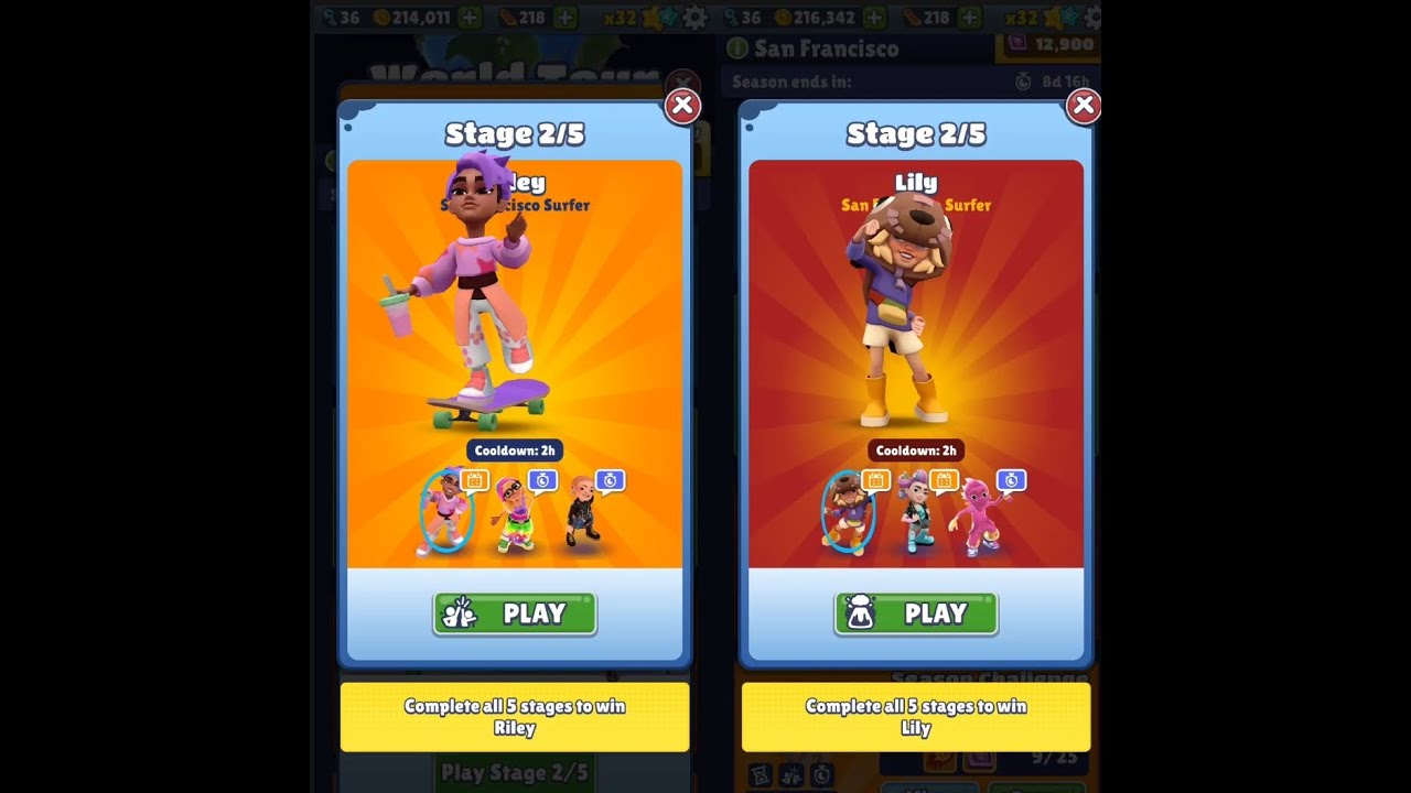 Subway Surfers LIYA vs RILEY Challenge! - YouTube