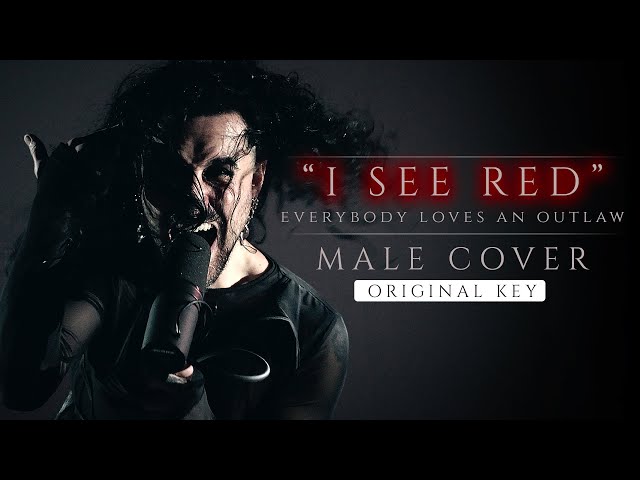 I SEE RED - Everybody Loves an Outlaw COVER (Male Version ORIGINAL KEY*) | Cover by Corvyx class=