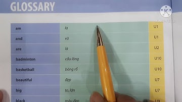 tiếng Anh lớp 3 Ôn tập từ vựng kì 1