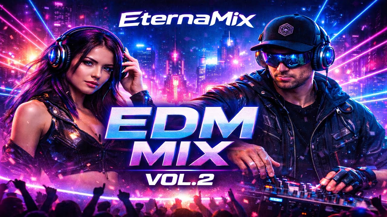 EternaMix — 1 HOUR MIX  Vol. 2 | Original EDM Mix ⚡ Non-Copyright • Free to Use (With Credit)
