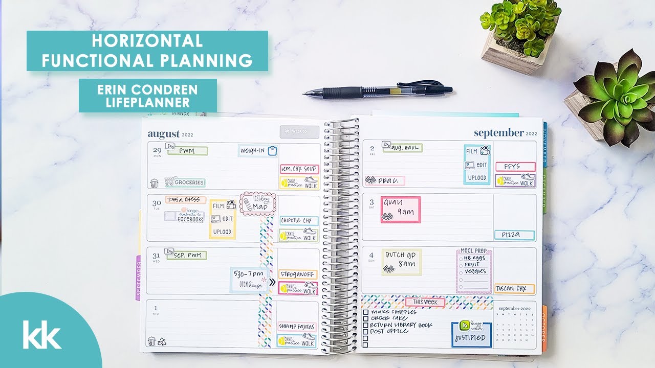 Erin Condren Horizontal LifePlanner Functional Plan With Me No Kit erin-condren-horizontal-lifeplanner-functional-plan-with-me-no-kit