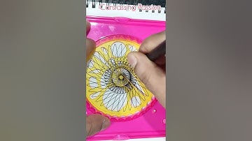 Very easy Spirograph tutorial #shorts #spirograph #art #lineart #2025