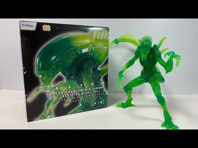 Fistful of Aliens 日本第二弾 未開封32袋 Unboxing ALIEN Premium Big Figure Skeleton green ver - YouTube