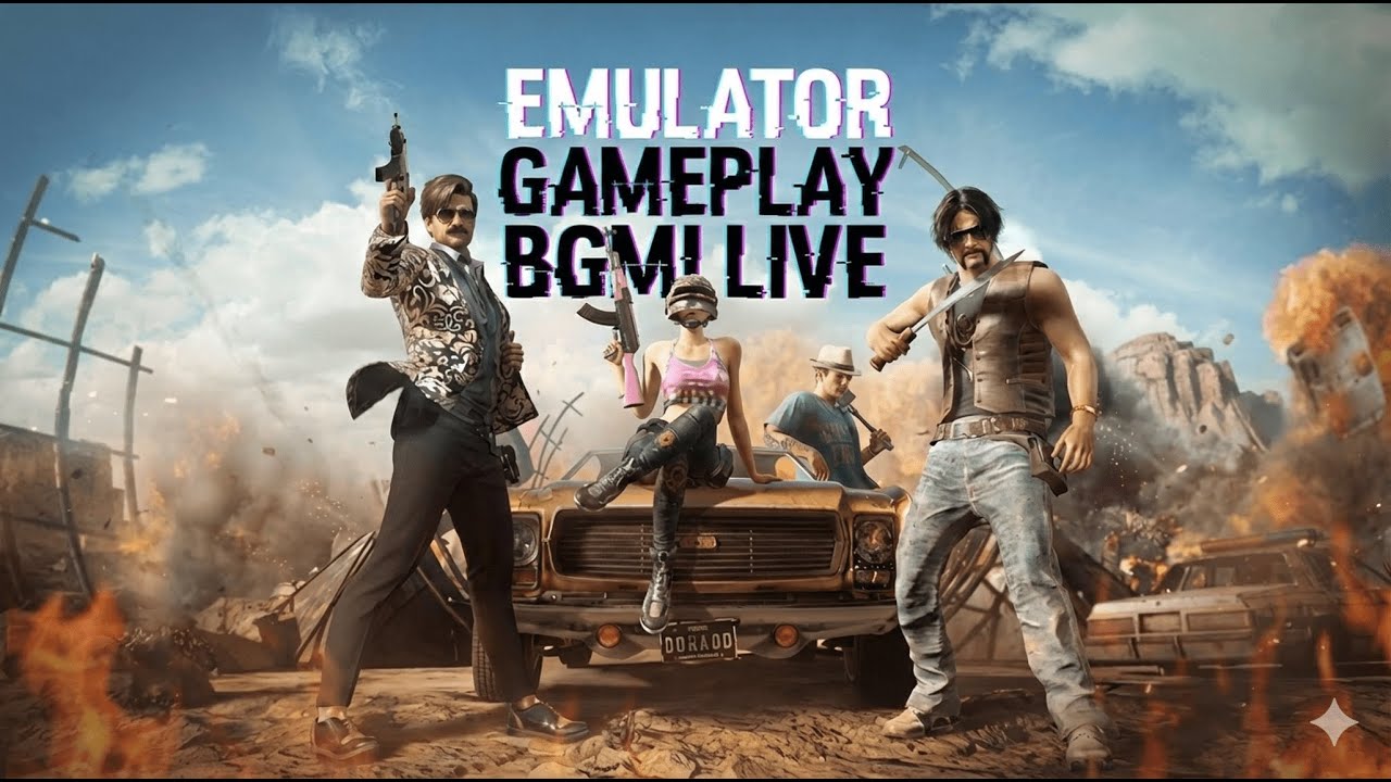BGMI LIVE: Emulator Gameplay 😎 AAJ ONLY ULTIMATE ROYAL OR WOW MODES| JORDAN GAMING