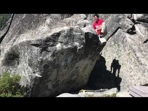 Beta Video for climb Brevity v9, Lake Tahoe
