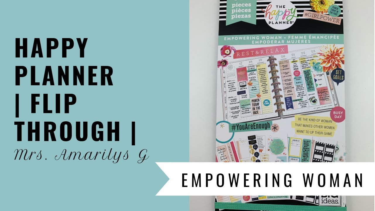 Happy Planner | Flip Through | Empowering Woman Value Sticker Book
