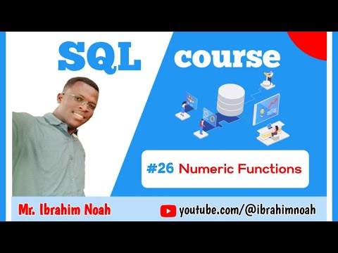 #26 numeric functions in sql الدوال الرقمية في