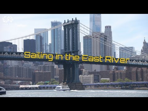 Sailing in the East River of New York
