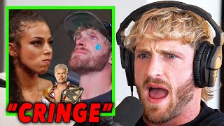 “Cringe Overreactor!” Logan Paul’s Response to Samantha Irvin (WWE Announcer)