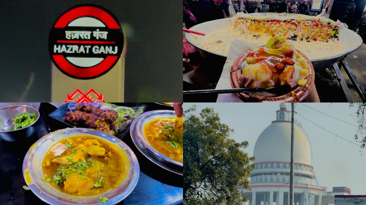 Aaj Hazratganj Gye | Shri Ram Tower & Akbari Gate Nahari | Lucknow Vlog 😋🔥