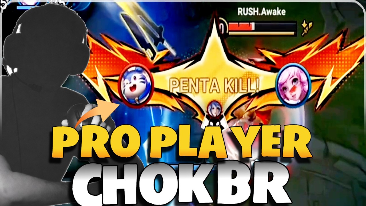 CAI CONTRA 2 PRO PLAYER DO CHOKBR E TOMAMOS UM PENTA KILL - Honor Of Kings