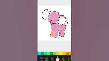 🔴 HOW TO COLORING A MAGIC ELEPHANT | Fun & Easy coloring pages for kids