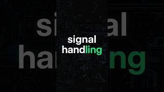Linux: signal handling | Catch and control signals ⚙️