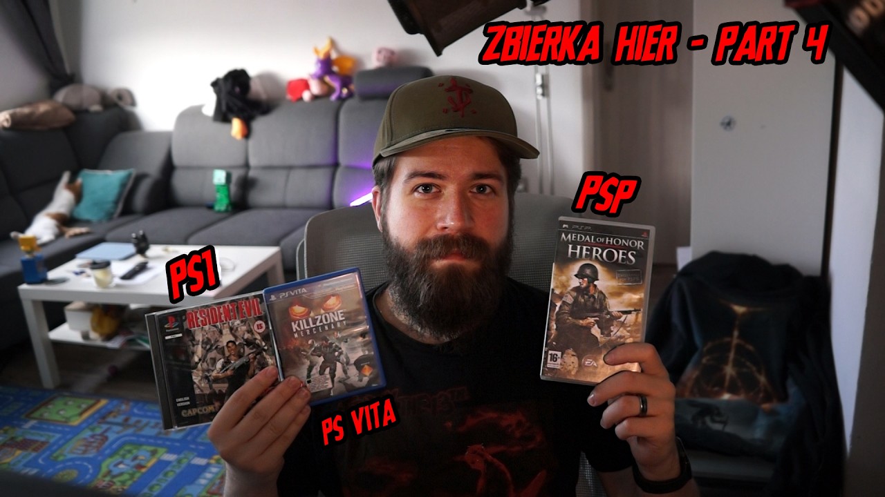 Moja zbierka video hier (2026) - PS1, PSP a PS Vita - PART 4