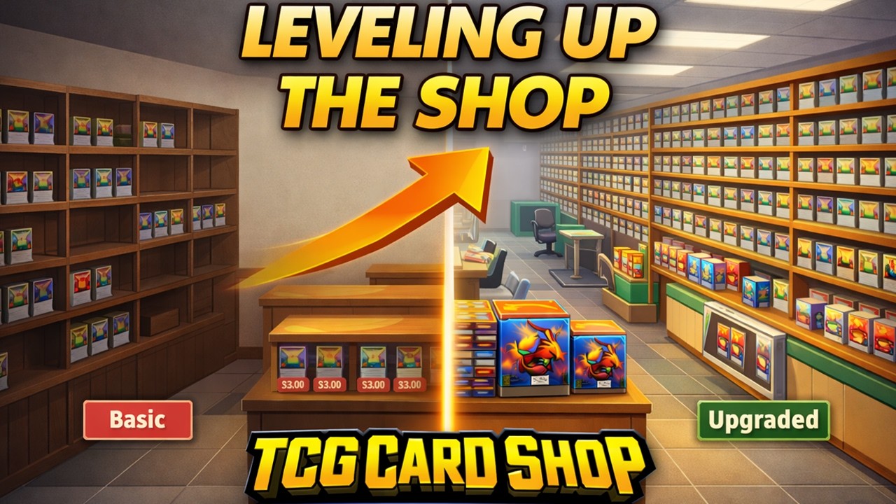 TCG Card Shop Simulator – Levelling Up The Shop