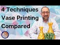 4 Vase Mode Techniques Compared;  How to use Cura for Vase Prints
