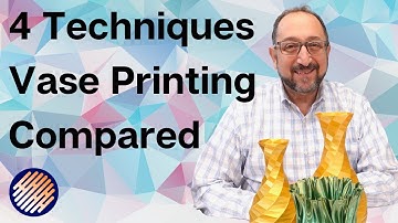 4 Vase Mode Techniques Compared;  How to use Cura for Vase Prints
