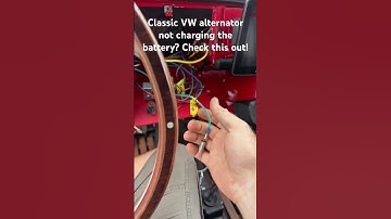 Classic VW alternator not charging the battery? Check this out!