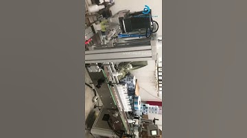 Spray pump plastic bottle automatic capping machine labeling machine testing video