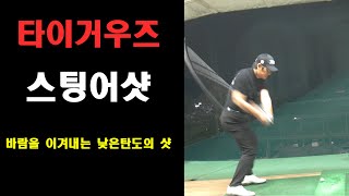 [낮은탄도] 골프레슨 | 타이거우즈의 스팅어샷 배워볼게요 초보자는 보지마세요!!