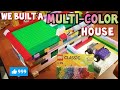 We Built A Multi-Color House | Lego Classic 1500 Piece Set