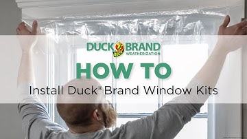 How to Install Duck® Brand Window Kits