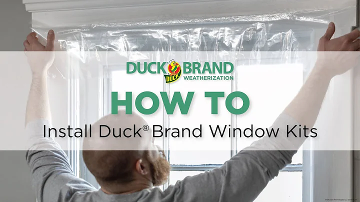 How to Install Duck® Brand Window Kits