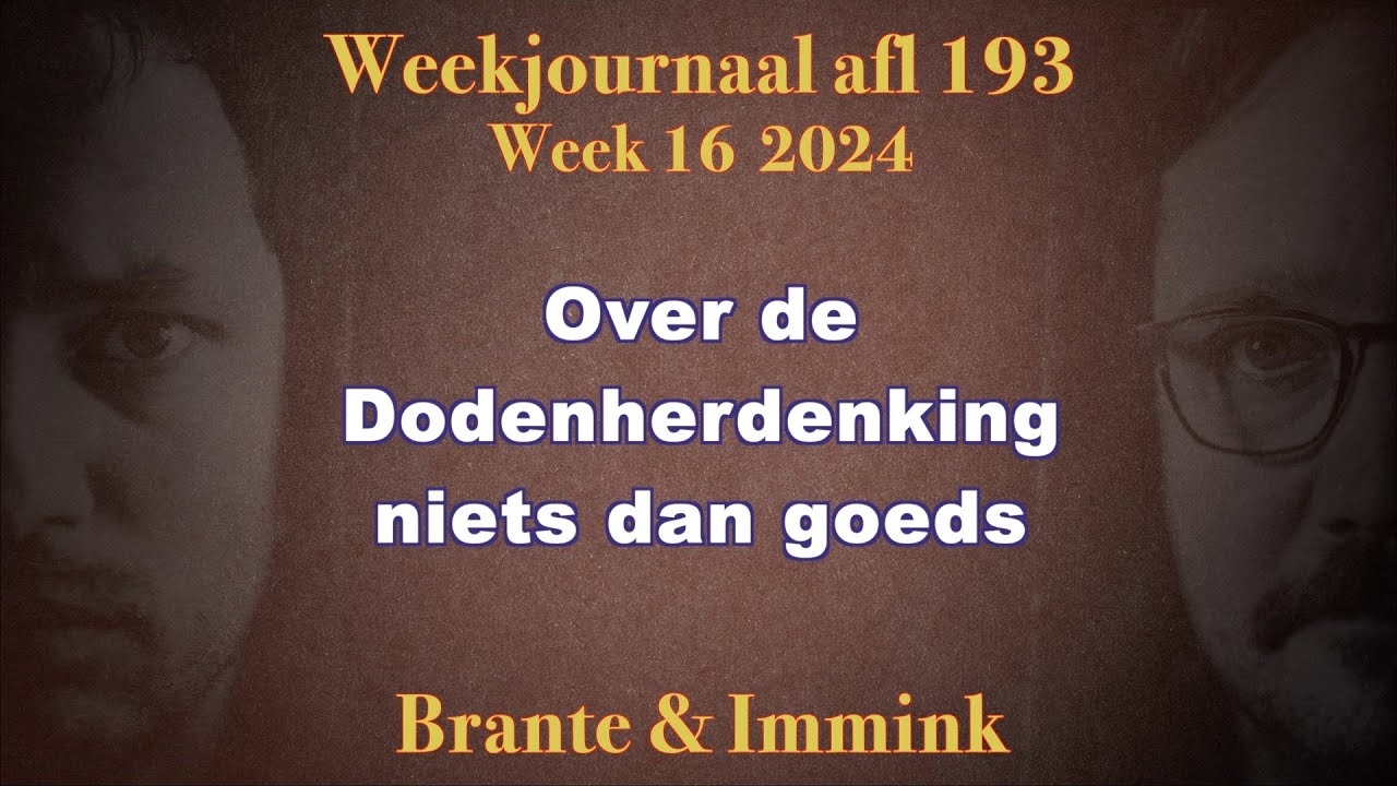 Over de Dodenherdenking niets dan goeds - YouTube