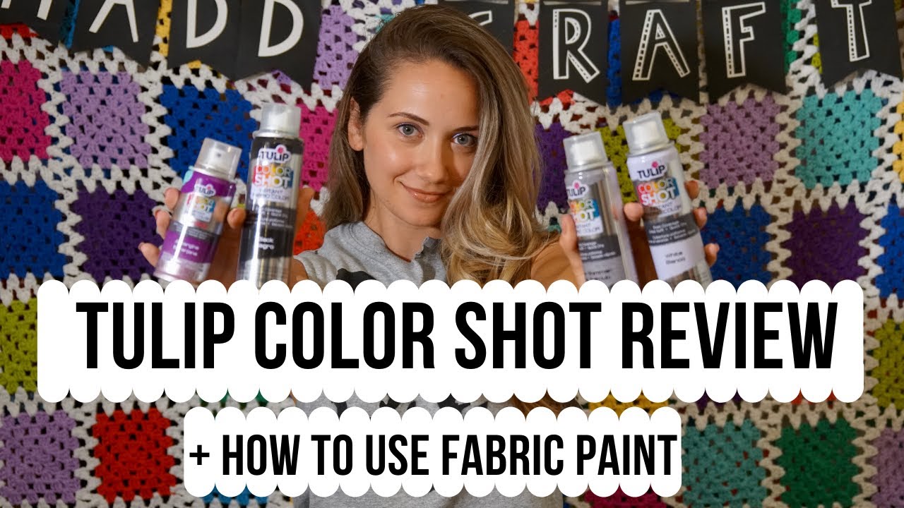 How to Use Tulip Instant Fabric Spray Paint - Product Review 