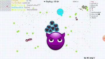 Blob.io instant merge_How to destroy a team💥Insane vid