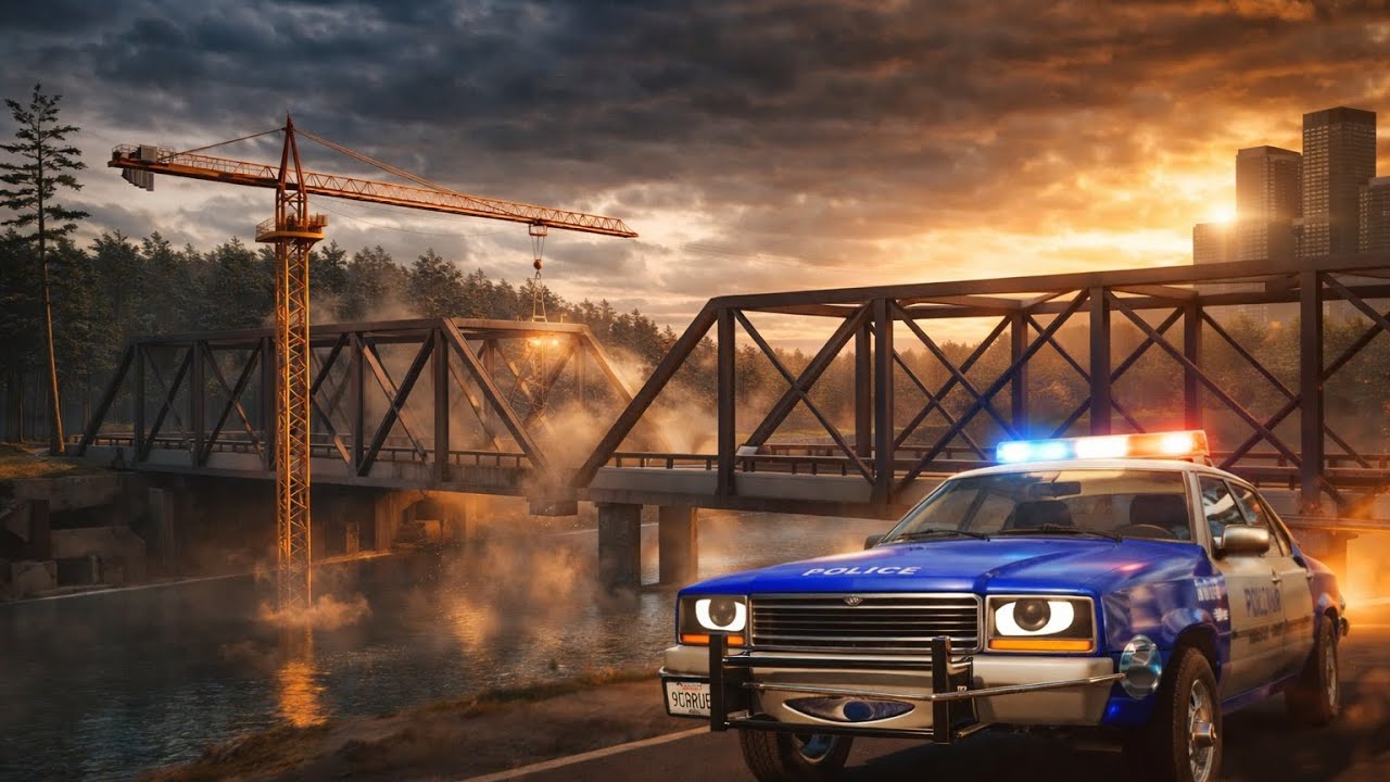 Bridge Construction Goes Wrong! Cars Face Big Danger! 😱🌉