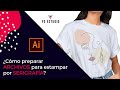 ¿Cómo preparar un archivo en Illustrator para ESTAMPAR con SERIGRAFÍA?