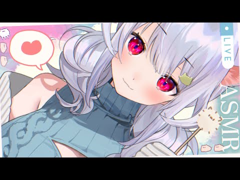 【耳かきASMR】耳かくﾖｰ ₍ᐢ- ̫-ᐢ₎っ👂🍬【はるさめ ねここ/Vtuber】
