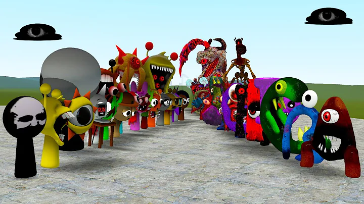 ALL SPRUNKI HORROR VS ALL ALPHABET LORE HORROR A-Z In Garry's Mod!