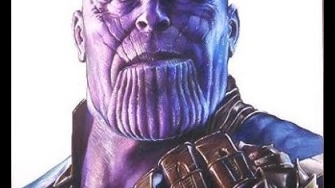 How to Draw Thanos - how to draw thanos (avengers: endgame) | narrated easy step-by-step tutorial