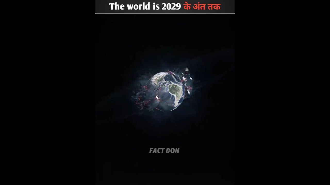The World is End to 2029 😨