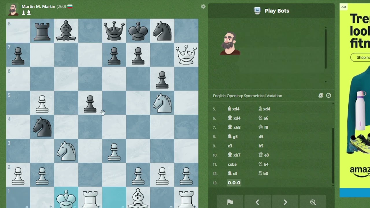 Premoving Martin March Bot || Chess