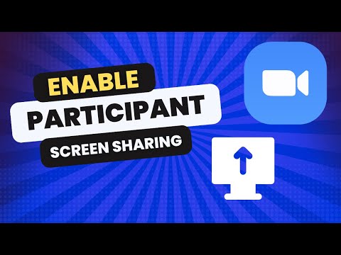 Video: Hvordan deler deltageren skærmen i zoom?