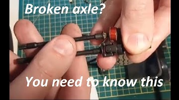 SCX10 Clone Metal Axle Tech - Broken Axle Edition