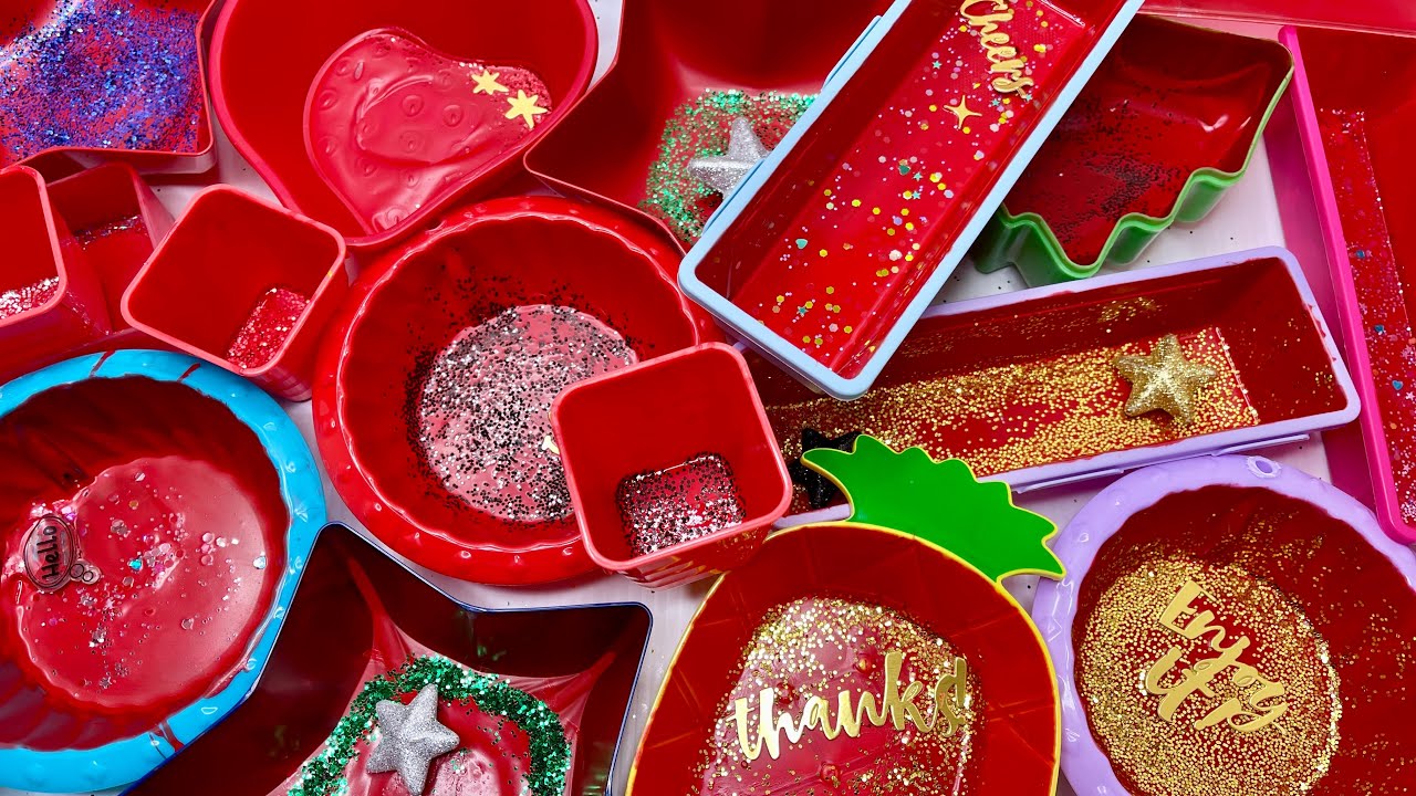 ASMR peeling off red paint 