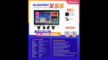 [DVD OledPro] Màn hình android X5S liền camera 360