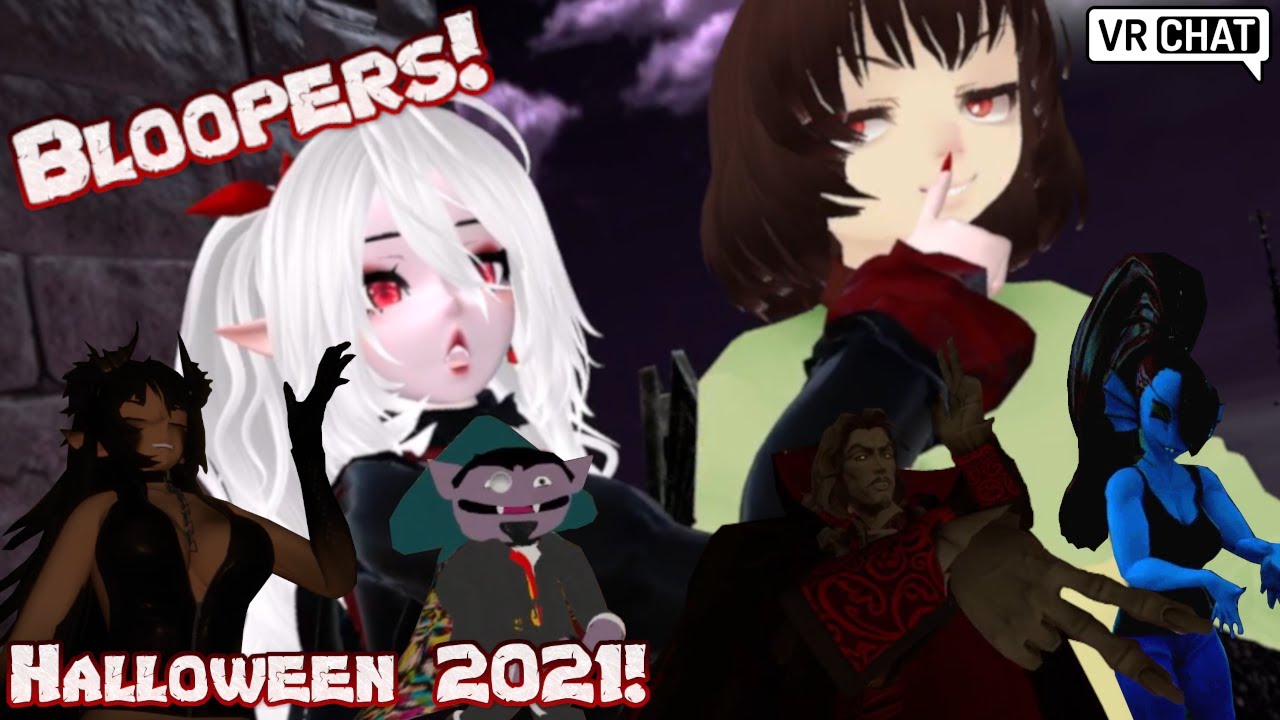 Bloopers! Vrtale Halloween Arc 2021! VRchat Funny Moments in RP!