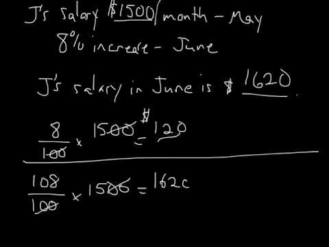 Percent Increase and Decrease