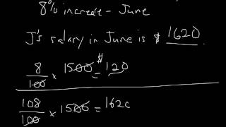 Percent Increase and Decrease