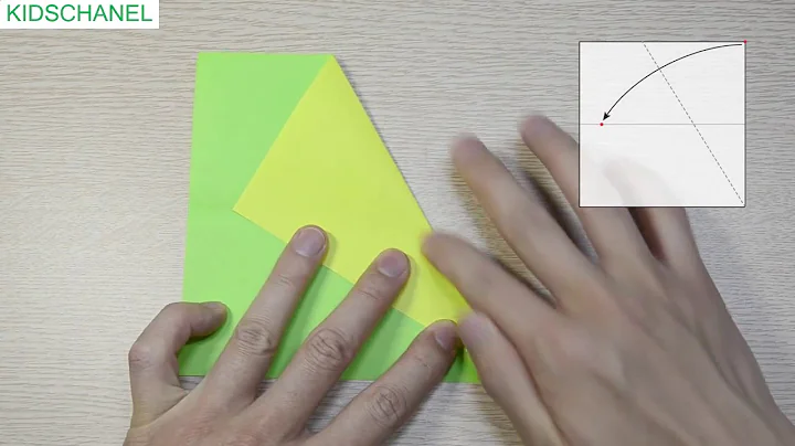 Kidschanel.net- Origami Basic - How to make Equilateral Triangle from a square paper