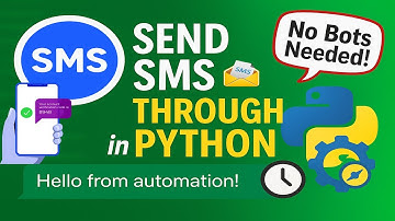 🔴  Automate SMS & WhatsApp Messages with Python (No Bots, No Twilio) -Live 2025 (E-23) 