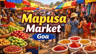 Goas Busiest Local Market Mapusa Market