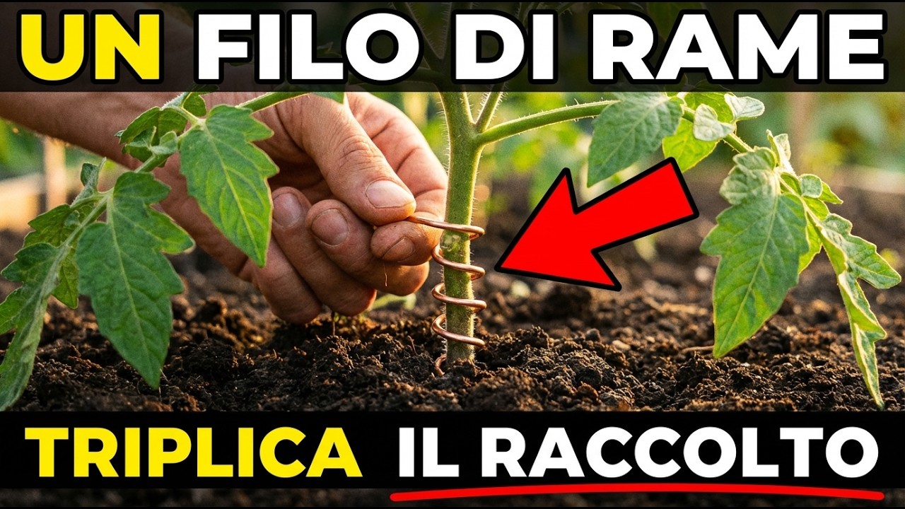 UN FILO DI RAME AUMENTA IL RACCOLTO — PERCHÉ NESSUNO NE PARLA