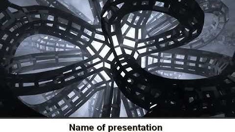 Abstract Construction PowerPoint Template by PoweredTemplate.com